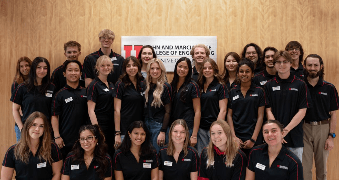 Engineering Ambassador group photo, University of Utah